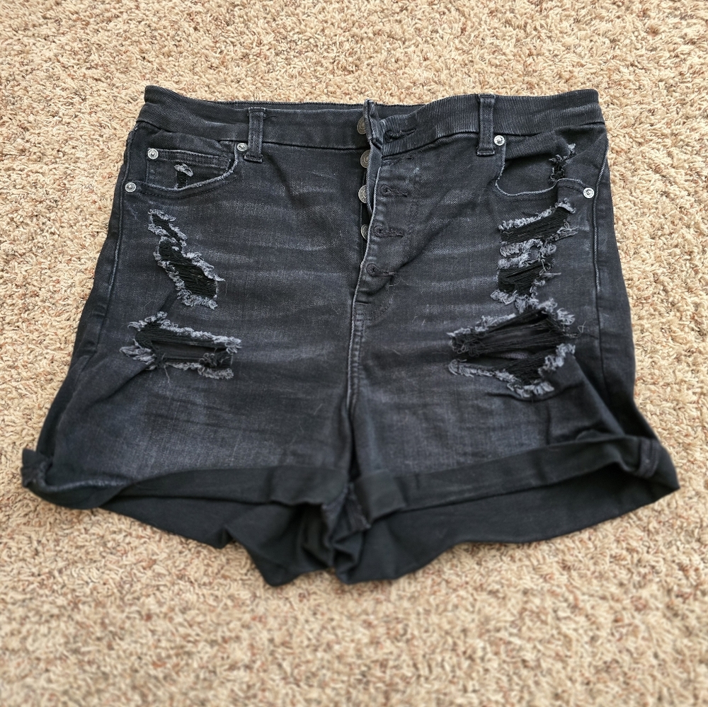 American Eagle Super High Rise Curvy Shortie